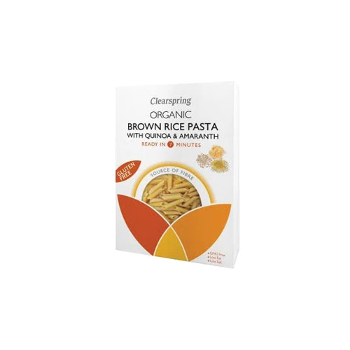 Clearspring Penne Brown Rice with Quinoa & Amaranth 250g