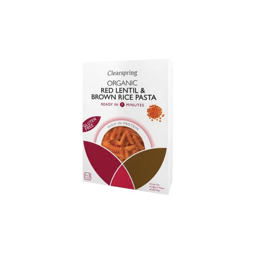 Clearspring Fusilli Red Lentil and Brown Rice 250g