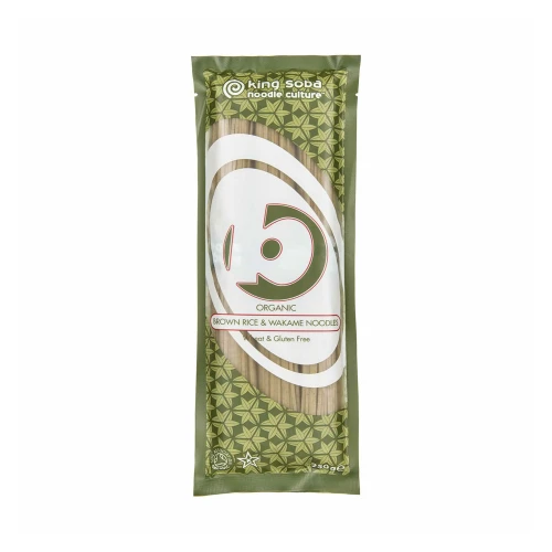 King Soba Brown Rice Wakame Noodles 12 * 250g