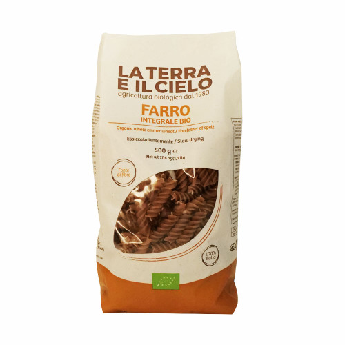 La Terra E Il Cielo Whole Emmer Wheat Fusilli 500g