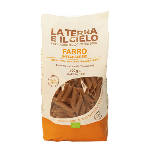 La Terra E Il Cielo Whole Emmer Wheat Penne 500g