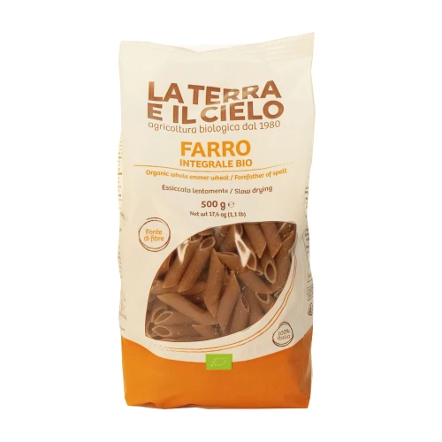 La Terra E Il Cielo Whole Emmer Wheat Penne 500g