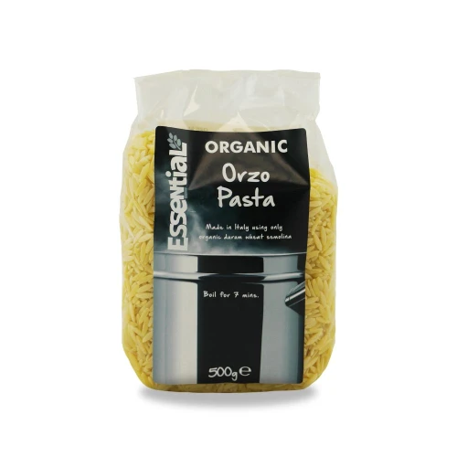 Essential White Orzo Rice Shaped Pasta for Soup 500g