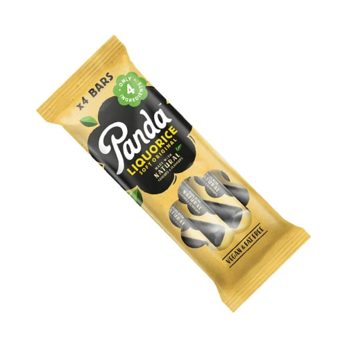 Panda Soft Original Liquorice 4 Bar Pack 32g
