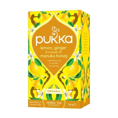 Pukka Lemon, Ginger & A Touch of Manuka Honey 40g