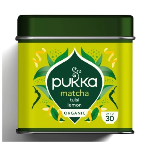 Pukka Matcha Powder - Tulsi Lemon (6 * 30g)(Org)