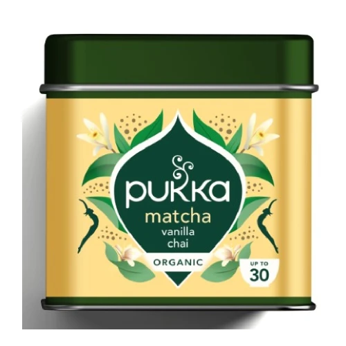 Pukka Matcha Powder - Vanilla Chai (6 * 30g)(Org)