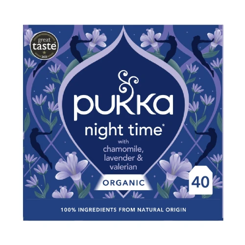Pukka Night Time - Chamomile, Lavender & Valerian 3 x 40Bag Org