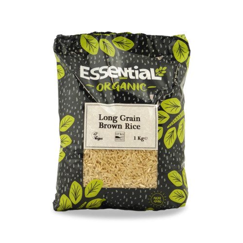 Organic Long Grain Brown Rice 1kg