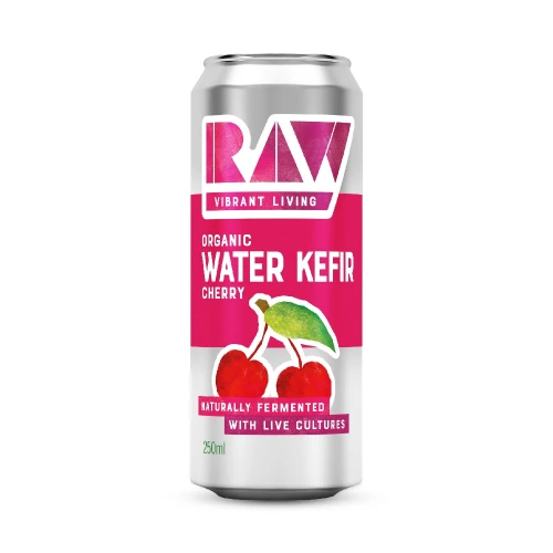 Raw Vibrant Living Water Kefir Cherry (12 * 250ml)(Org)