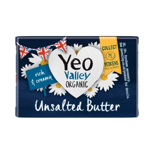 Yeo Valley Organic Organic Unsalted Butter 20 * 200g