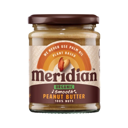 Meridian Organic Peanut Butter Smooth without Salt 280g