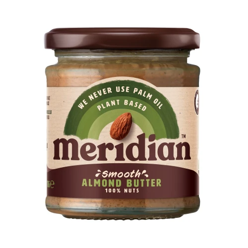 Meridian Almond Butter Smooth 100% Nuts without Salt