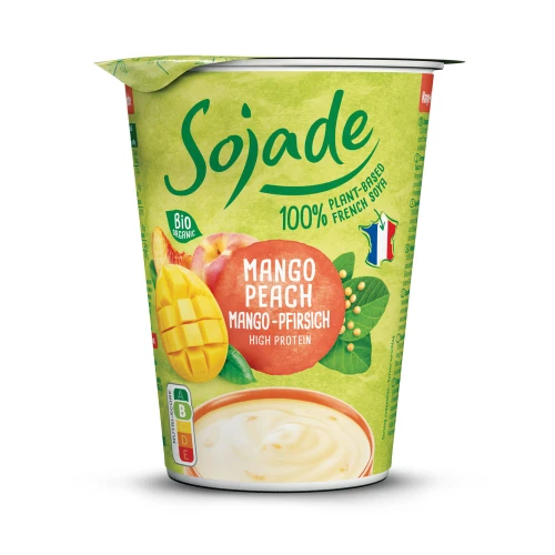 Sojade Soya Yogurt - Mango & Peach 6 * 400g
