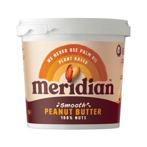 Meridian Peanut Butter Smooth without Salt 1kg