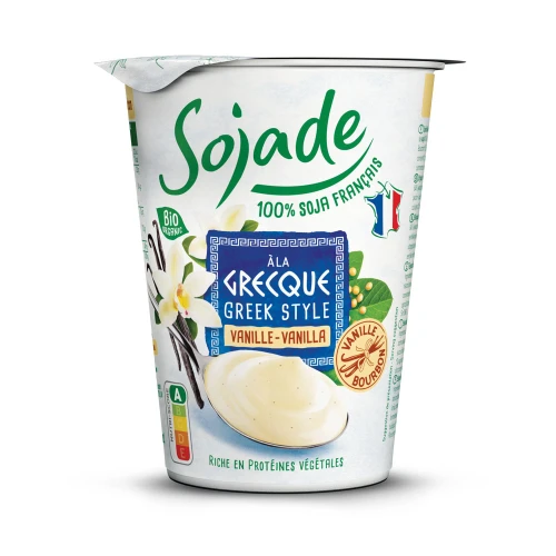 Sojade Soya Yogurt - Greek Style Vanilla 6 * 400g