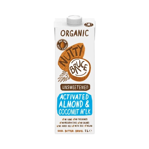 Bruce Activated Almond & Coconut M!lk Unsweetened 6 x 1 ltr