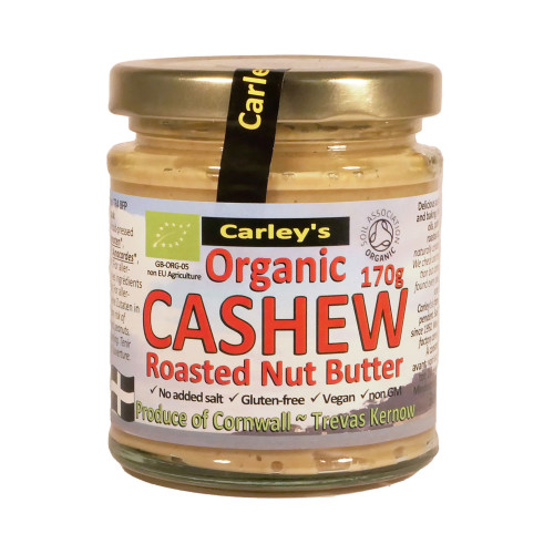 Carley's Organic Roasted - Cashew Nut Butter 6 * 170g
