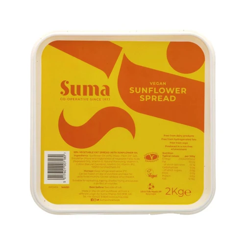 Suma Dairy Free Vegan Sunflower Spread 2kg