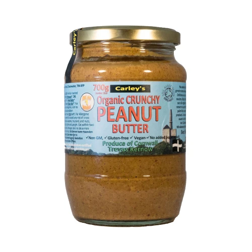 Carley's Organic Roasted - Peanut Butter Crunchy 6 * 700g