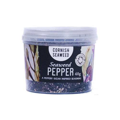 The Cornish Seaweed Company Peppercorns with Seaweed Pinch Pot Peppercorns with Seaweed 40g