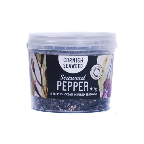 The Cornish Seaweed Company Peppercorns with Seaweed Pinch Pot Peppercorns with Seaweed 40g