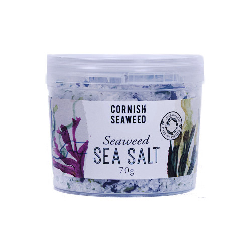 The Cornish Seaweed Company Pinch Pots Sea Salt Flakes with Seaweed 70g