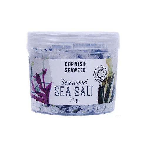 The Cornish Seaweed Company Pinch Pots Sea Salt Flakes with Seaweed 70g