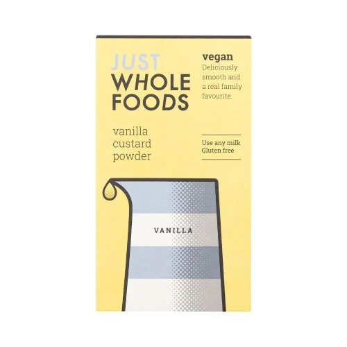 Just Wholefoods Vanilla Custard Powder 12 x 100g