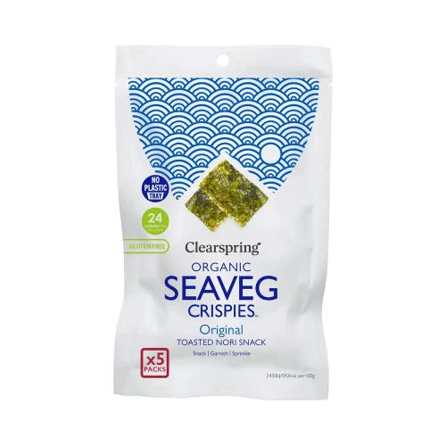 Clearspring Seaveg Crispies Multipack - Original (trayless) 6 x 20g