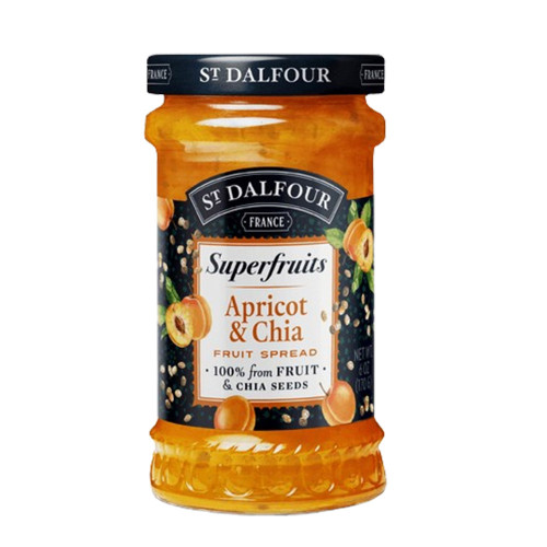 St Dalfour Superfruit Apricot and Chia Spread 170g