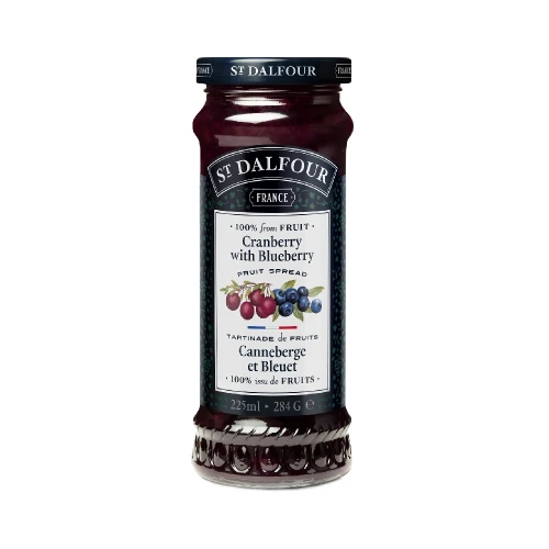 St Dalfour Cranberry and Blueberry Spread 284g