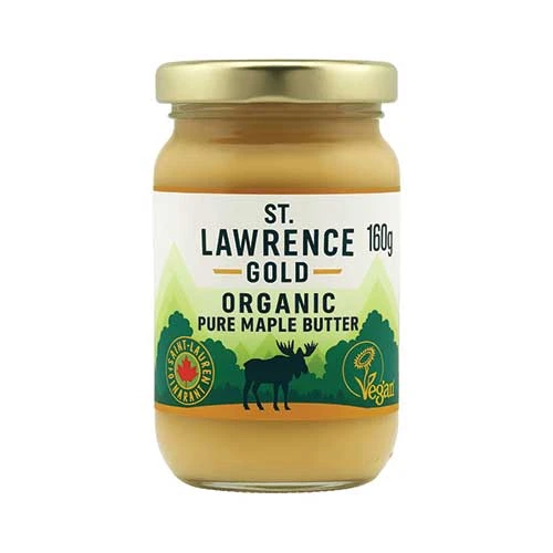 St Lawerence Organic Pure Gold Maple Butter 160g