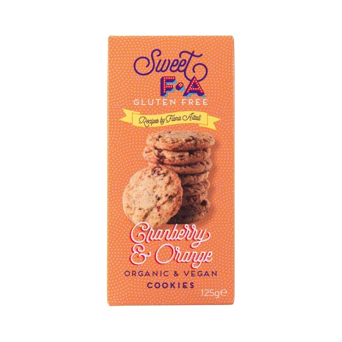 Sweet FA Cranberry and Orange Cookie 125g