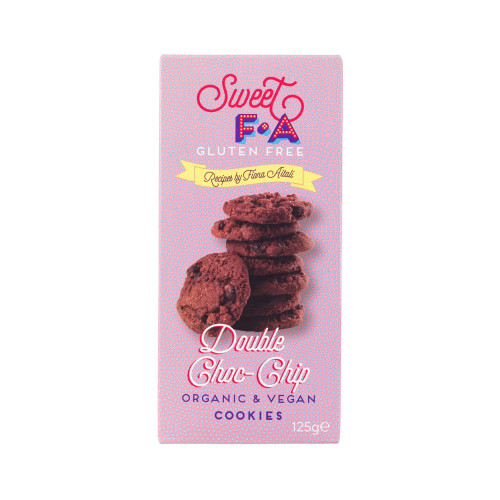 Sweet FA Double Chocolate Chip Cookie (12 * 125g) (Org)
