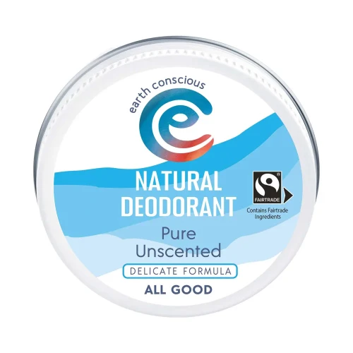 Earth Conscious Deodorant Balm Delicate - Pure Unscented - Bicarb-Free 6 * 60g