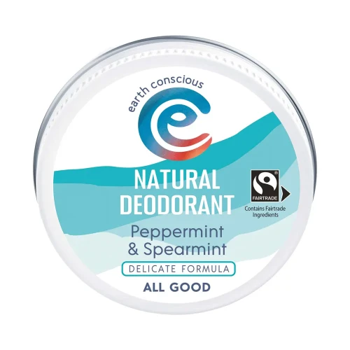 Earth Conscious Deodorant Balm Delicate - Mint - Bicarb-Free 6 * 60g