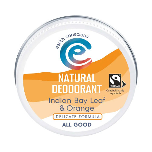 Earth Conscious Deodorant Balm Delicate - Indian Bay & Orange - Bicarb-Free 6 * 60g