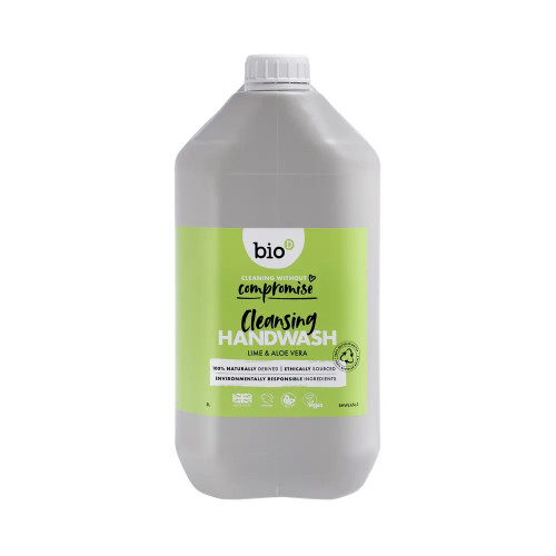 Bio-D Handwash Sanitising Lime & Aloe Vera 5 ltr