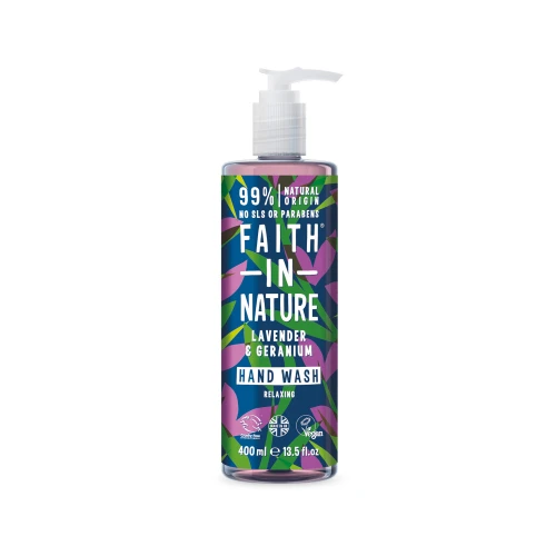 Faith in Nature Hand Wash Lavender And Geranium 400ml