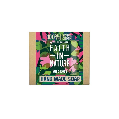 Faith in Nature Soaps and Bar Range Soap Wild Rose 100g