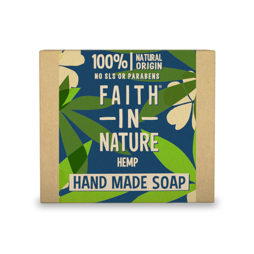 Faith in Nature Soaps and Bar Range Soap Hemp + Green Tea 100g