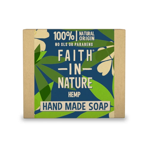 Faith in Nature Soaps and Bar Range Soap Hemp + Green Tea 100g