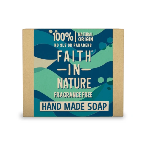 Faith in Nature Soaps and Bar Range Soap Fragrance Free with Seaweed 100g