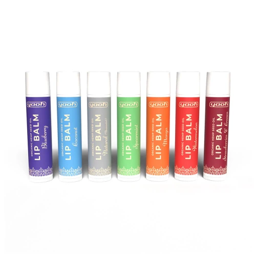 Yaoh Hemp Seed Oil Lip Balm Mixed Box 36 x 4g