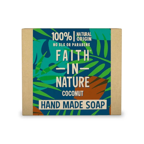 Faith in Nature Soaps and Bar Range Soap Coconut 100g