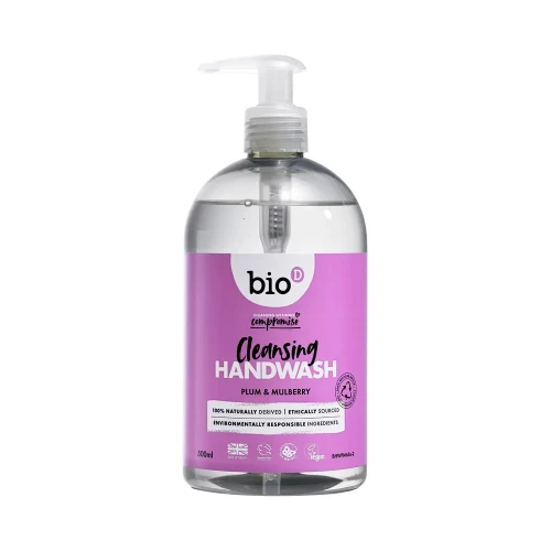 Bio-D Handwash Sanitising - Plum & Mulberry 6 * 500ml