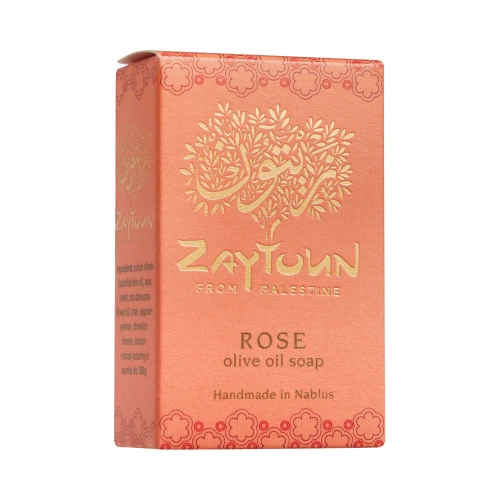 Zaytoun Rose Olive Oil Soap 12 * 100g