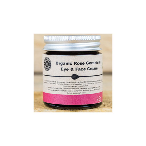 Heavenly Organics Skin Care Rose Geranium Eye And Face Cream 25g
