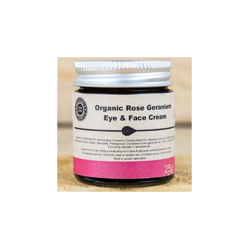 Heavenly Organics Skin Care Rose Geranium Eye And Face Cream 25g